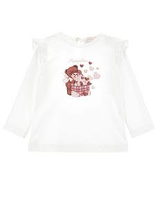 Monnalisa T-shirt st.surprice jerse jersey cotone