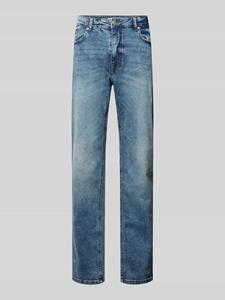 REVIEW Slim fit jeans met 5-pocketmodel