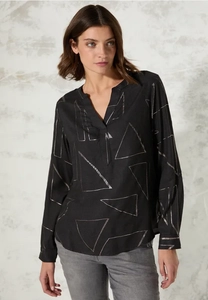 Cecil Blouse met lange mouwen met folieprint