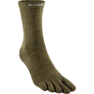 Injinji Liner lightweight crew - GROEN - Unisex