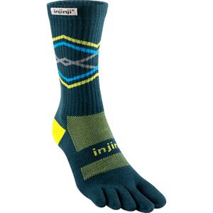 Injinji Trail midweight crew - BLAUW - Unisex