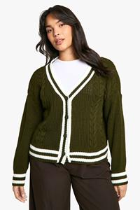 Plus Varsity Cardigan, Forest