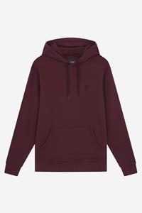 Lyle & Scott tonale adelaarlogo bordeauxrode pull-over hoodie