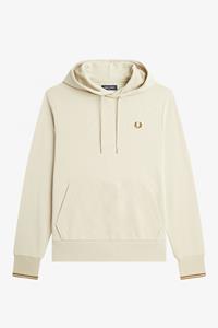 Fred Perry - Tipped Hooded Sweatshirt - Beige Hoodie