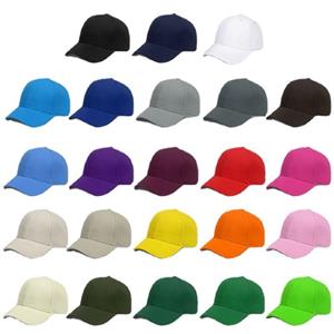 Mannen Vrouwen Effen Gebogen Zonneklep Baseball Cap Hoed Effen Kleur Mode Verstelbare Caps roze