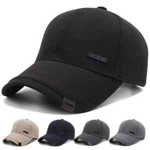 Headgear Zwarte stijl baseball cap unisex zwart rood katoenen snapback cap hoeden grijs