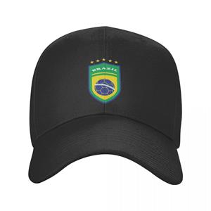 91460000MABYFHJN57 Vlag van Brazilië Voetbal Baseball Cap Unisex Vrouwen Gepersonaliseerde Verstelbare Unisex Braziliaanse Trotse Papa Hoed Lente Snapback Caps Adjustable Cap