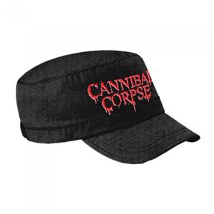 Pertemba FR - Apparel Cannibal Corpse Unisex volwassen logo legerpet One Size zwart/rood