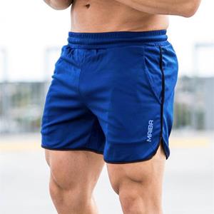 Lucky Black Cat Mannen Fitness Bodybuilding Shorts Man Zomer Sportscholen Workout Mannelijke Ademend Mesh Sneldrogende Sportkleding Jogger Strand Korte Broek M grijze kleur
