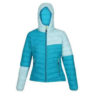 Regatta Dames/Dames Hillpack II Gewatteerd jack met capuchon (Tahoe blauw/verbleekt aqua)