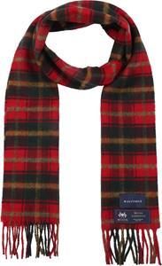 Suitable Sjaal Ruit Merino Wol Rood -