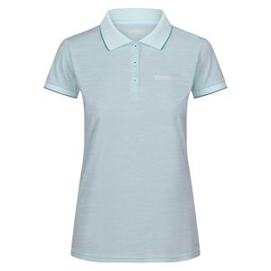 Regatta Dames/dames Remex II Polo Hals T-Shirt (Gebleekt Aqua Solid)