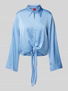 HUGO Regular fit blouse met knoopdetail, model 'Errika'