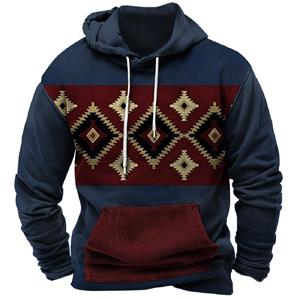 Fashion human Heren groot formaat sweatshirt 3D digitaal bedrukte hoodie Trendy losse sport-casual sweatshirt S
