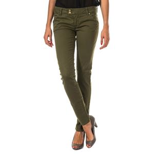 Dames lange jeans met een versleten en gescheurd effect 10DBF0598 24-USA blauw