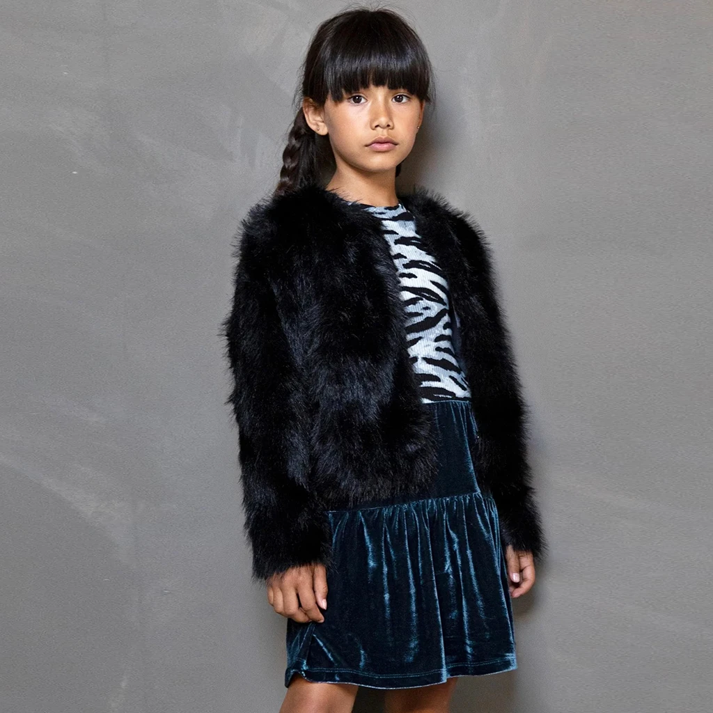 likeflo-collectie Like Flo-collectie Vest Fake Fur (black)