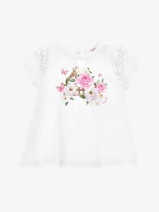 Monnalisa Meisjes shirt maxi roses