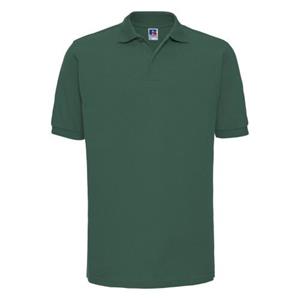 Russell Heren poloshirt met rimpelkraag en manchet met korte mouwen 2XL zwart