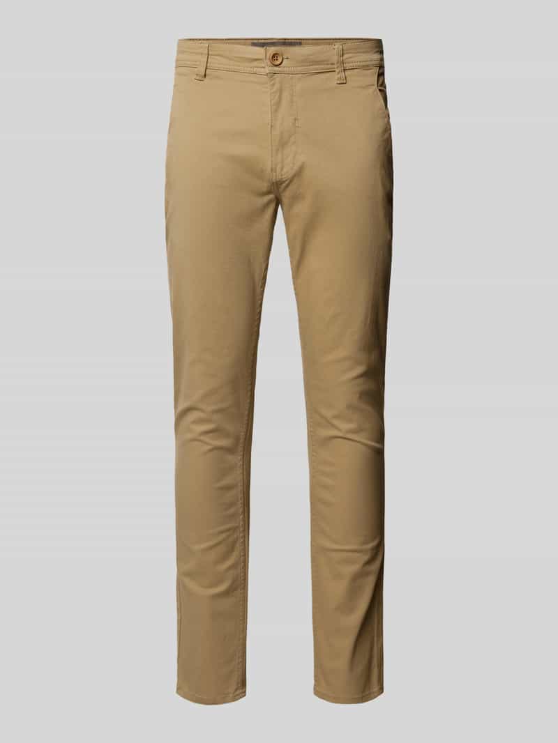Blend Slim fit broek met steekzakken, model 'NATAN'