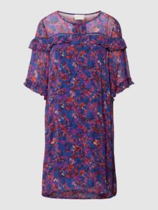 Atelier Reve Mini-jurk van viscose met ruches, model 'LAURI'