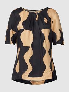 S.Oliver BLACK LABEL Blouseshirt van viscose met all-over motief
