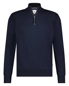 Sweater State Of Art Half Zip Trui Navy