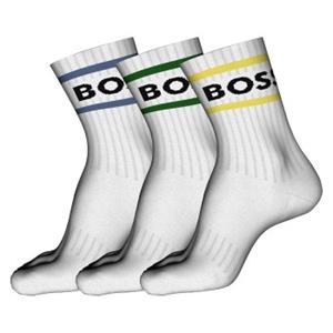 BOSS 3 stuks Rib Stripe CC Sock 