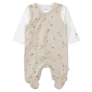 STACCATO romper+shirt taupe gedessineerd