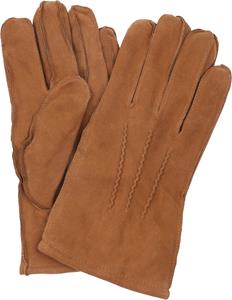 Handschoenen Suitable Suede Handschoen Cognac