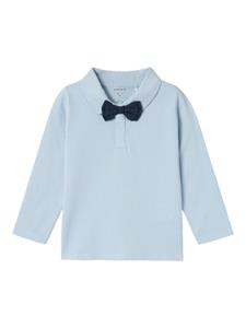 nameit-collectie Name It-collectie Polo longsleeve strikje Roger (nigara mist)