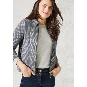 cecil Vest met verengaren en print
