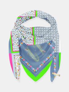 Mucho Gusto  sjaal st. tropez krokodillenprint