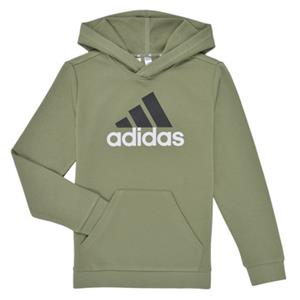 adidas Essentials Big Logo Hoodie Kids Olijfgroen Zwart Wit