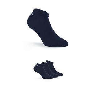 Fila - Invisible Socks 3-Pack - Blauwe Sneakersokken