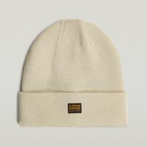 G-Star RAW Beanie Effo Long Beanie met applicatie vooraan