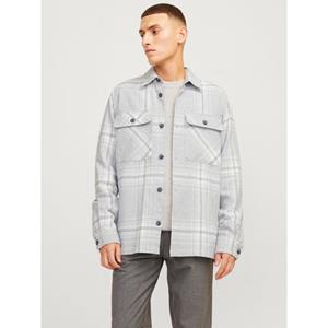 Jack & Jones Overhemd met lange mouwen JCOEDDIE CHECK WOOL BLEND OVERSHIRT LS