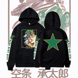 Nihao Nieuwe JOJO's Bizarre Adventure Anime Hoodie Kujo Jotaro Gedrukt Trui Japanse Harajuk heren Tops Comfortabele Streetwear S