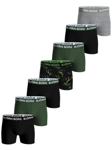 Bjorn Borg 7-Pack jongens boxershorts - Green Light