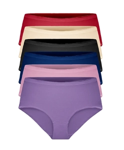 Gaubert 6-Pack Dames taille slip invisible - Onzichtbare naadloze hoge onderbroeken - Seamless