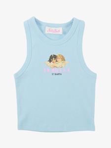 Saint Barth Meisjes top rib angels fiorucci blauw