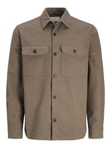 J&j Premium Overhemden Overshirt Grijs