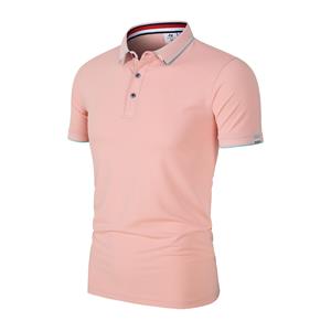 Aee-MaMoo Hoge Kwaliteit Nieuwe Zomer Heren Poloshirt 2023 Mannen Polo High-End Spandex Business Casual Revers Korte Mouw Heren polo's S
