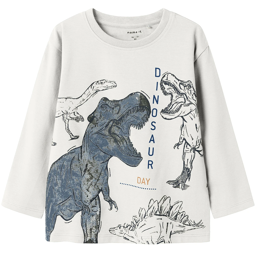 nameit-collectie Name It-collectie Longsleeve Benjamino (cloud dancer)