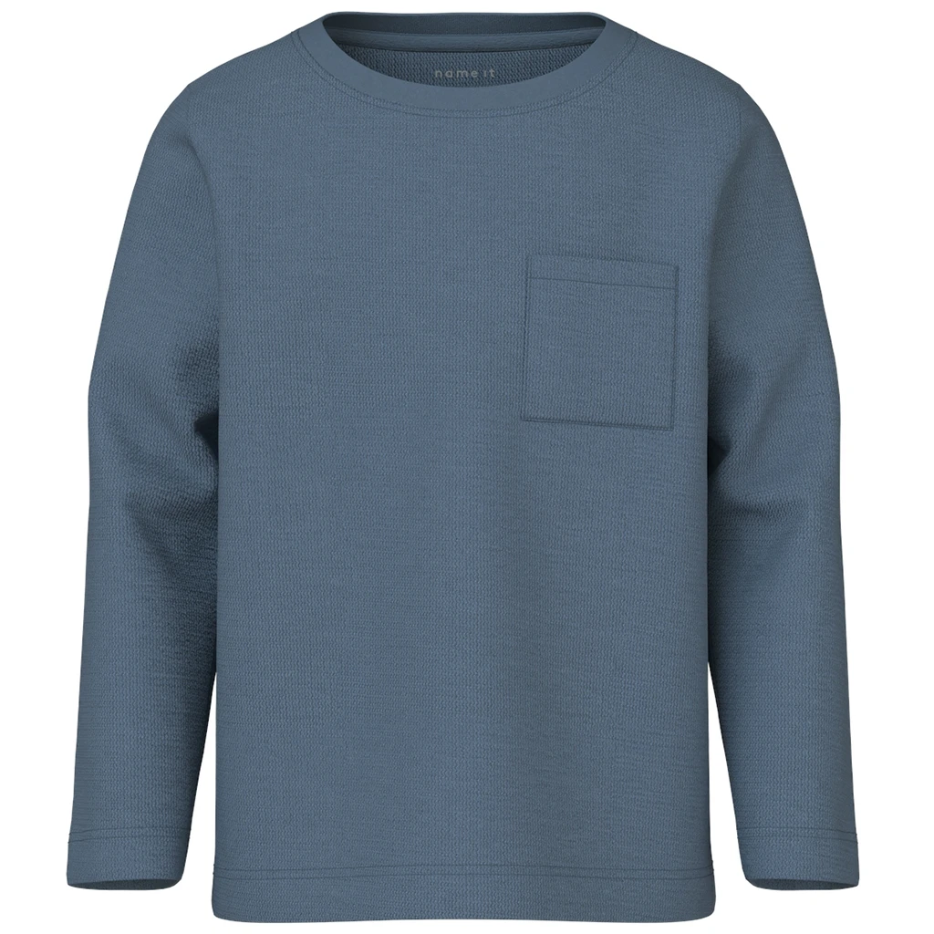 name it Nmmthoke China Blauw shirt met lange mouwen