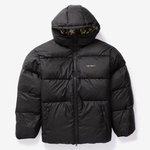 carharttwip Carhartt WIP - Toronto Black/Camo Duck/Green - Jacke - Schwarz - L - Obermaterial: 100% Polyester; Futter: 100% Polyester,Synthetik