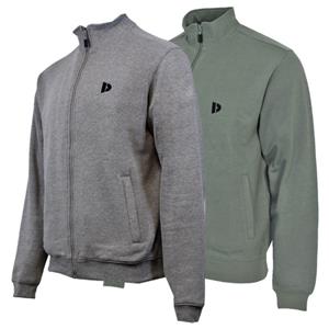 Donnay Donnay Heren - 2-Pack - Vest met kraag Bryan - Zilvergrijs & Jungle Green