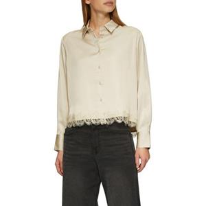 s.Oliver Blouse met lange mouwen met kant bij de zoom
