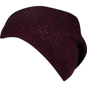 Capelli New York Beanie met metalen logo op de rand (set)