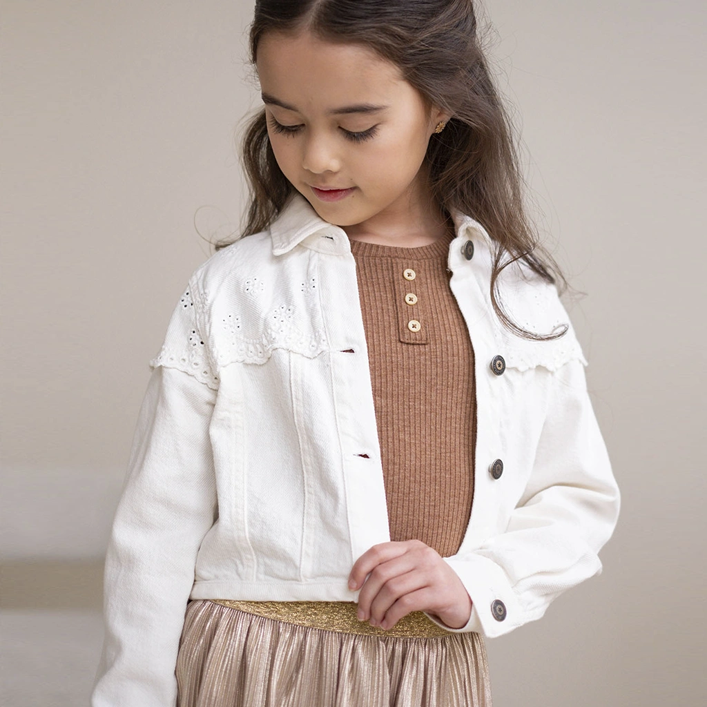 likeflo-collectie Like Flo-collectie Spijkerjasje (off white)