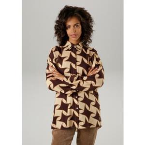 Aniston CASUAL Overhemdblouse met kleurharmonische, grafische print